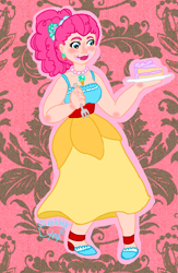 Size: 1679x2583 | Tagged: safe, artist:blacklynx-chan, imported from derpibooru, pinkie pie, human, cake, humanized