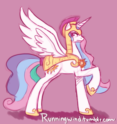 Size: 570x605 | Tagged: safe, artist:runningwind, imported from derpibooru, princess celestia, pony, armor, female, solo
