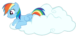 Size: 4000x1967 | Tagged: safe, artist:stinkehund, imported from derpibooru, rainbow dash, pony, cloud, female, simple background, solo, transparent background, vector