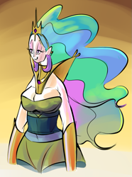 Size: 629x844 | Tagged: safe, artist:ross irving, imported from derpibooru, princess celestia, human, humanized