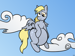 Size: 5415x4061 | Tagged: safe, artist:jesseorange, artist:lowkey, artist:okiedokielowkey, color edit, edit, imported from derpibooru, derpy hooves, pegasus, pony, absurd resolution, aderpose, big belly, colored, fat, female, mare