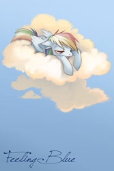 Size: 1936x2895 | Tagged: dead source, source needed, safe, artist:sambragg, imported from derpibooru, rainbow dash, pony, cloud, female, solo