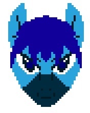 Size: 176x222 | Tagged: safe, artist:kirbopher, imported from derpibooru, oc, oc only, oc:cookie cutter, 8-bit, commission, icon, pixel art