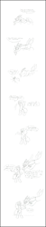Size: 900x4414 | Tagged: safe, artist:feujenny07, imported from derpibooru, discord, pinkie pie, cloud, comic, monochrome, singing