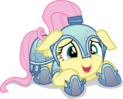 Size: 1511x1221 | Tagged: safe, artist:canon-lb, imported from derpibooru, fluttershy, pegasus, pony, the crystal empire, absurd resolution, armor, crystal guard armor, cute, female, floppy ears, mare, shyabetes, simple background, transparent background, vector