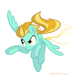 Size: 609x606 | Tagged: safe, artist:naroclie, imported from derpibooru, lightning dust, pony, wonderbolts academy, female, solo