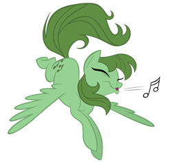 Size: 3000x2831 | Tagged: dead source, safe, artist:draikjack, artist:lauren faust, imported from derpibooru, medley, pegasus, pony, bow, eyes closed, female, flying, g1, g1 to g4, g4, generation leap, music notes, simple background, solo, tail bow, transparent background, vector, whistling