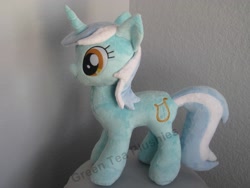 Size: 3264x2448 | Tagged: safe, artist:greenteaplushies, imported from derpibooru, lyra heartstrings, pony, irl, photo, plushie, solo