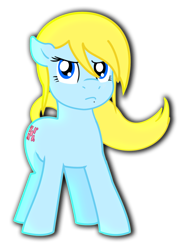 Size: 900x1216 | Tagged: safe, artist:claireannecarr, imported from derpibooru, earth pony, pony, female, mare, metroid, ponified, samus aran, simple background, solo, transparent background, zero suit