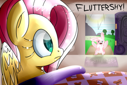 Size: 1280x853 | Tagged: safe, artist:extradan, imported from derpibooru, fluttershy, rabbit