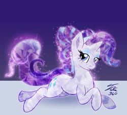 Size: 900x815 | Tagged: safe, artist:tsitra360, imported from derpibooru, rarity, pony, unicorn, crystallized, female, looking at you, mare, solo