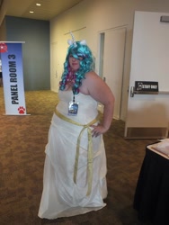 Size: 720x960 | Tagged: safe, imported from derpibooru, princess celestia, human, cosplay, fat, irl, irl human, photo, solo