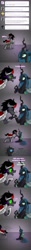 Size: 700x5600 | Tagged: safe, artist:wiggles, imported from derpibooru, king sombra, queen chrysalis, changeling, ask king sombra, ask, chrysombra, comic, female, kissing, male, shipping, straight, tumblr