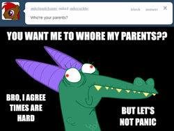 Size: 800x600 | Tagged: dead source, safe, artist:askcrackle, imported from derpibooru, crackle, dragon, ask, tumblr, vulgar