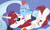 Size: 6000x3600 | Tagged: safe, artist:beavernator, imported from derpibooru, rainbow dash, oc, oc:fausticorn, duo, foal, lauren faust