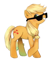 Size: 724x896 | Tagged: safe, artist:s2holic, imported from derpibooru, applejack, sunglasses, swag