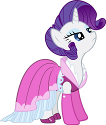 Size: 2000x2355 | Tagged: safe, artist:ocarina0ftimelord, imported from derpibooru, rarity, pony, too many pinkie pies, clothes, dress, female, simple background, solo, transparent background, vector