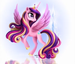 Size: 776x655 | Tagged: safe, artist:paintedhoofprints, imported from derpibooru, princess cadance, alicorn, pony, female, mare, solo