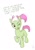 Size: 578x830 | Tagged: safe, artist:carnifex, imported from derpibooru, oc, oc only, oc:sour apples, pony, elements of discord, simple background, solo