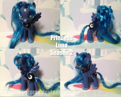 Size: 900x720 | Tagged: safe, artist:saucycustoms, imported from derpibooru, princess luna, pony, brushable, custom, customized toy, irl, photo, solo, toy