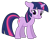 Size: 3000x2423 | Tagged: safe, artist:punchingshark, imported from derpibooru, twilight sparkle, pony, unicorn, blushing, cute, female, simple background, solo, transparent background, twiabetes, unicorn twilight, vector