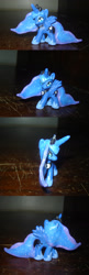 Size: 800x2462 | Tagged: safe, artist:slopmonster, imported from derpibooru, princess luna, pony, custom, customized toy, irl, photo, solo, toy