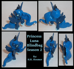 Size: 1824x1704 | Tagged: safe, artist:gryphyn-bloodheart, imported from derpibooru, princess luna, pony, custom, customized toy, irl, photo, rearing, solo, toy