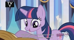 Size: 1557x849 | Tagged: safe, imported from derpibooru, screencap, twilight sparkle, the crystal empire, god, youtube caption, youtube link