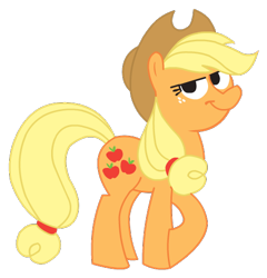 Size: 490x510 | Tagged: safe, artist:unknowni123, imported from derpibooru, applejack, too many pinkie pies, applejohn, applesauce