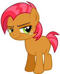 Size: 2217x2754 | Tagged: safe, artist:marelynmanson, imported from derpibooru, babs seed, pony, one bad apple, blank flank, female, filly, high res, simple background, solo, transparent background, vector