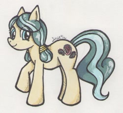 Size: 442x406 | Tagged: safe, artist:jinxiekat, imported from derpibooru, jolene, earth pony, pony, one bad apple, female, mare, solo