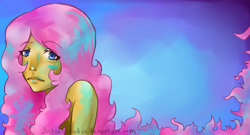 Size: 1300x700 | Tagged: safe, artist:justicebustedus, imported from derpibooru, fluttershy, human, humanized