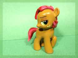 Size: 654x488 | Tagged: safe, artist:olivianub, imported from derpibooru, babs seed, pony, brushable, custom, customized toy, irl, photo, solo, toy