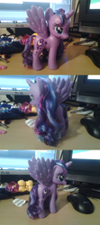 Size: 500x1122 | Tagged: safe, artist:agirl3003, imported from derpibooru, princess luna, pony, irl, official, photo, solo, styled, toy