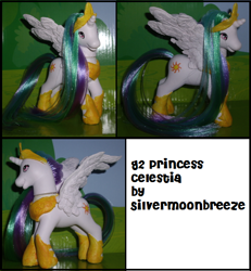 Size: 564x610 | Tagged: safe, artist:silvermoonbreeze, imported from derpibooru, princess celestia, pony, custom, customized toy, g2, irl, photo, toy