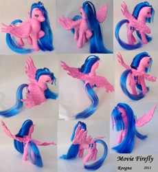 Size: 2920x3180 | Tagged: safe, artist:roogna, imported from derpibooru, firefly, pony, custom, customized toy, g1, g1 to g2, g2, generation leap, irl, photo, solo, toy