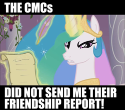 Size: 1280x1120 | Tagged: safe, imported from derpibooru, princess celestia, one bad apple, bitchlestia, image macro