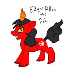 Size: 640x576 | Tagged: safe, artist:invader pichu, imported from derpibooru, oc, oc only, edgar allan, poh