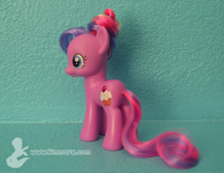 Size: 719x555 | Tagged: safe, artist:kimmorz, imported from derpibooru, cupcake (g4), sugarcup, pony, brushable, irl, official, photo, solo, toy