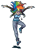 Size: 600x829 | Tagged: safe, artist:theartrix, imported from derpibooru, rainbow dash, human, action pose, clothes, converse, falling, female, humanized, leather jacket, shoes, simple background, solo, transparent, transparent background