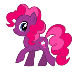 Size: 1584x1552 | Tagged: safe, artist:durpy, imported from derpibooru, fizzypop, pinkie pie, pony, female, not pinkie pie, recolor, simple background, solo, transparent background, vector