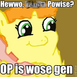 Size: 328x328 | Tagged: safe, imported from derpibooru, fluffy pony, censored, image macro, meme, roflbot, solo