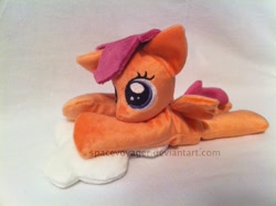 Size: 1071x800 | Tagged: safe, artist:planetplush, imported from derpibooru, scootaloo, pony, beanie (plushie), irl, photo, plushie, solo