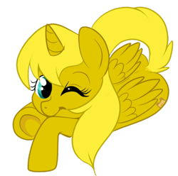 Size: 464x460 | Tagged: safe, artist:lulubell, imported from derpibooru, oc, oc only, oc:ticket, alicorn, pony, alicorn oc, simple background, solo, transparent background