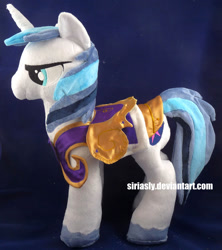 Size: 1024x1155 | Tagged: safe, artist:siriasly, imported from derpibooru, shining armor, pony, irl, photo, plushie, solo