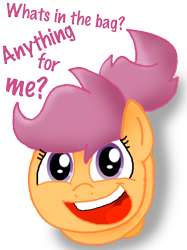 Size: 446x596 | Tagged: safe, artist:ajmstudios, imported from derpibooru, scootaloo, cute, looks up, scootawants