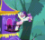 Size: 400x350 | Tagged: safe, imported from derpibooru, screencap, rarity, sweetie belle, sleepless in ponyville, animated, bouncing, camping outfit, female, glasses, jar