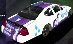 Size: 548x332 | Tagged: safe, imported from derpibooru, rarity, pony, car, forza motorsport, nascar, pontiac, pontiac grand prix, racecar, solo