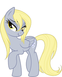 Size: 2286x2842 | Tagged: safe, imported from derpibooru, derpy hooves, pegasus, pony, derp, female, mare, scrunchy face, simple background, transparent background, vector, wet mane