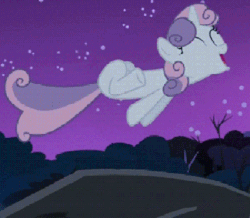 Size: 500x436 | Tagged: safe, imported from derpibooru, screencap, sweetie belle, pony, unicorn, sleepless in ponyville, animated, campfire song, female, out of context, solo